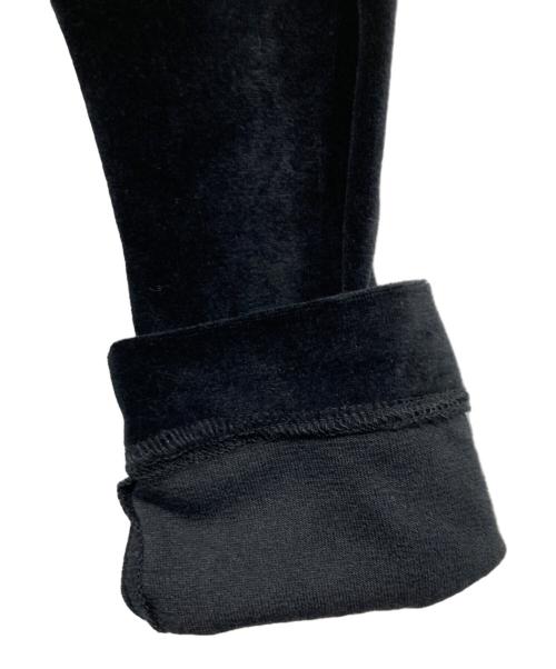 MUUET（ミュエット）MUUET (ミュエット) Cotton velour 2way tops ブラック サイズ:Freeの古着・服飾アイテム