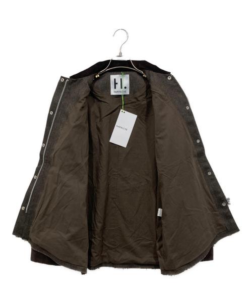 HeRIN.CYE（ヘリンドットサイ）HeRIN.CYE (ヘリンドットサイ) Herringbone loose jacket/ヘリンボーン ブラウン サイズ:Freeの古着・服飾アイテム