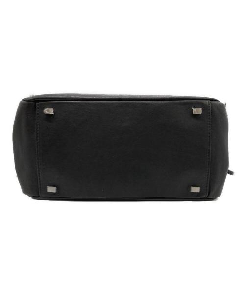 ELBORN（エルボルン）ELBORN (エルボルン) スクエアハンドバッグ ブラックの古着・服飾アイテム