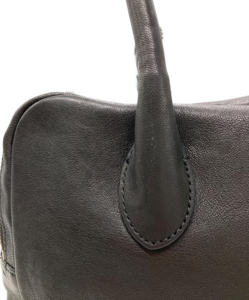 ELBORN（エルボルン）ELBORN (エルボルン) スクエアハンドバッグ ブラックの古着・服飾アイテム