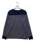 POLO RALPH LAUREN（ポロ・ラルフローレン）の古着「ボーダーカットソー」｜ネイビー