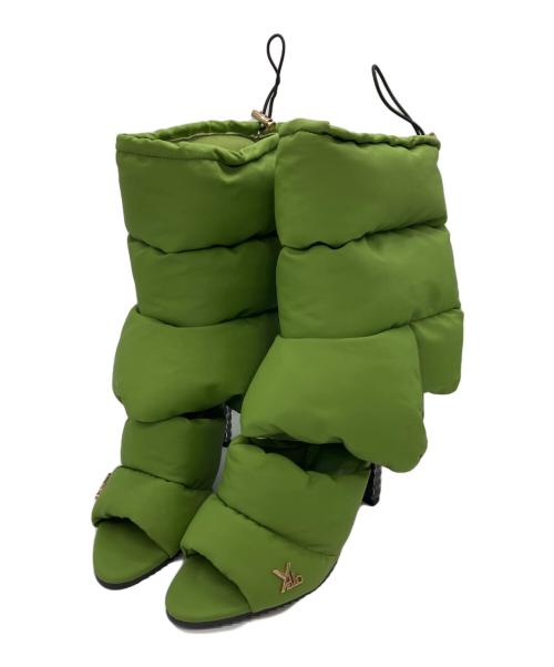 YELLO（イエロ）YELLO (イエロ) NOIR MULES　ノワール ミュール 黄緑 サイズ:Mの古着・服飾アイテム