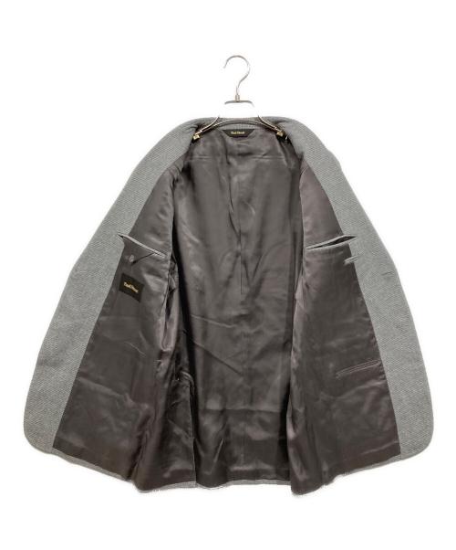 Paul Stuart（ポールスチュアート）Paul Stuart (ポールスチュアート) シルクカシミヤブレンドテーラードジャケット グレー サイズ:50の古着・服飾アイテム