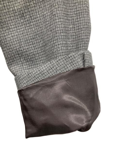 Paul Stuart（ポールスチュアート）Paul Stuart (ポールスチュアート) シルクカシミヤブレンドテーラードジャケット グレー サイズ:50の古着・服飾アイテム