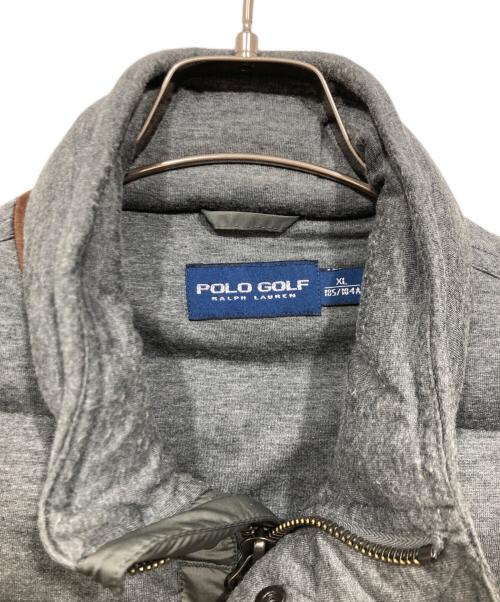 POLO GOLF（ポロ ゴルフ）POLO GOLF (ポロ ゴルフ) ダウンジャケット グレー サイズ:XLの古着・服飾アイテム