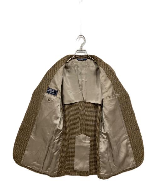 POLO RALPH LAUREN（ポロ・ラルフローレン）POLO RALPH LAUREN (ポロ・ラルフローレン) ウールテーラードジャケット ブラウン サイズ:A7の古着・服飾アイテム