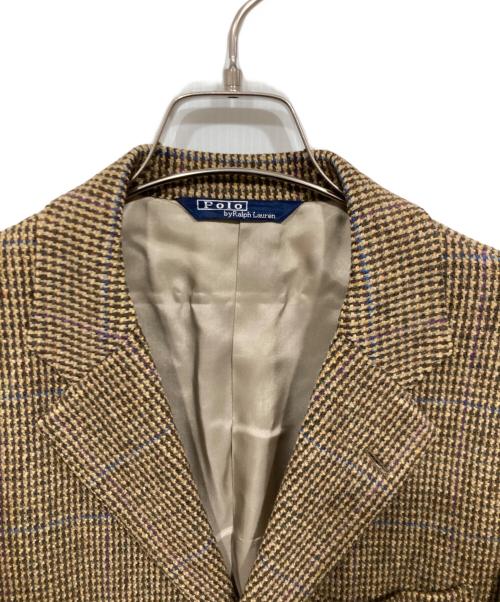POLO RALPH LAUREN（ポロ・ラルフローレン）POLO RALPH LAUREN (ポロ・ラルフローレン) ウールテーラードジャケット ブラウン サイズ:A7の古着・服飾アイテム