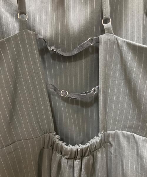 MAISON SPECIAL（メゾンスペシャル）MAISON SPECIAL (メゾンスペシャル) Shirring Back Open All-In-One グレー サイズ:SIZE 36の古着・服飾アイテム