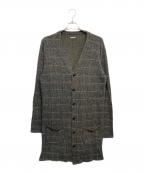 KAPITALキャピタル）の古着「エルボーパッチロングカーディガン」｜グレー