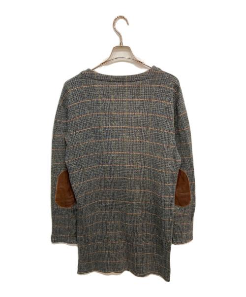 KAPITAL（キャピタル）KAPITAL (キャピタル) エルボーパッチロングカーディガン グレー サイズ:Sの古着・服飾アイテム