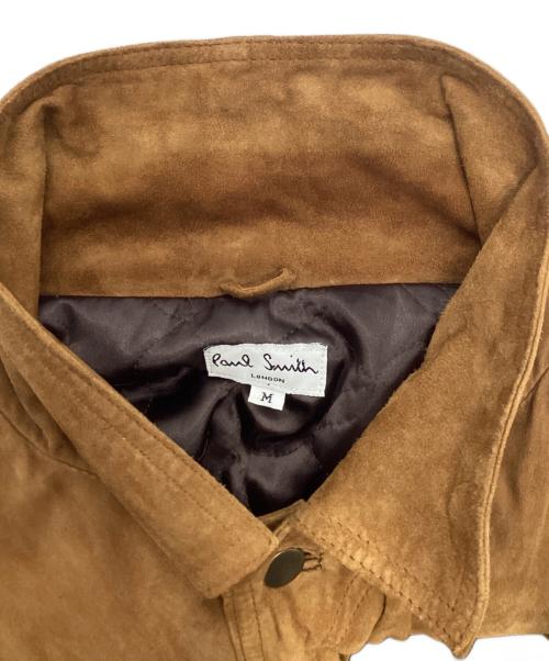 PAUL SMITH（ポールスミス）PAUL SMITH (ポールスミス) スウェードブルゾン ブラウン サイズ:Mの古着・服飾アイテム