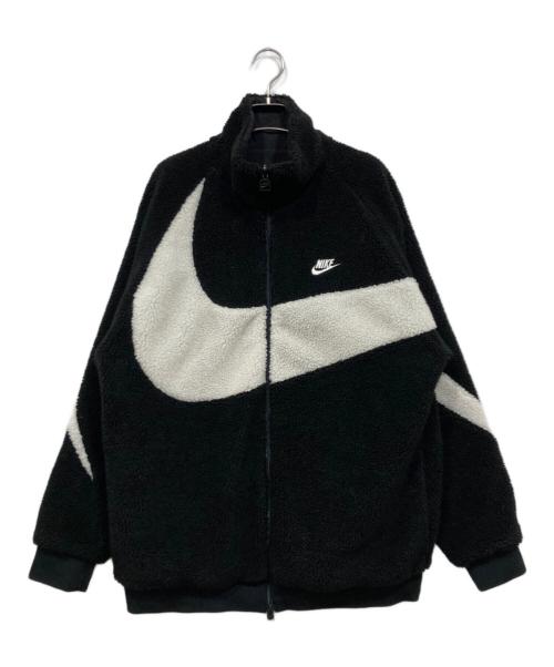 NIKE（ナイキ）NIKE (ナイキ) フルジップ リバーシブル ボア ジャケット ブラック サイズ:XLの古着・服飾アイテム