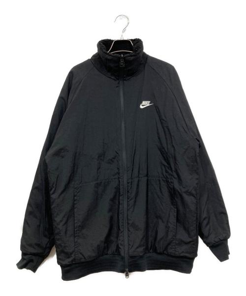 NIKE（ナイキ）NIKE (ナイキ) フルジップ リバーシブル ボア ジャケット ブラック サイズ:XLの古着・服飾アイテム