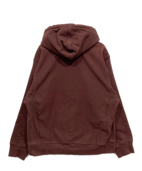 CarHartt（カーハート）CarHartt (カーハート) HOODED AMERICAN SCRIPT SWEAT ブラウン サイズ:Mの古着・服飾アイテム
