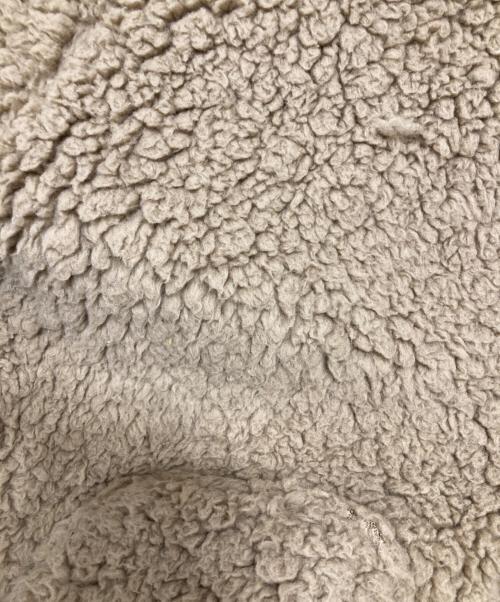 CHARI & CO NYC（チャリアンドコーニューヨーク）CHARI & CO NYC (チャリアンドコーニューヨーク) PIKE SLIP BOA FLEECE JKT ベージュ サイズ:Lの古着・服飾アイテム