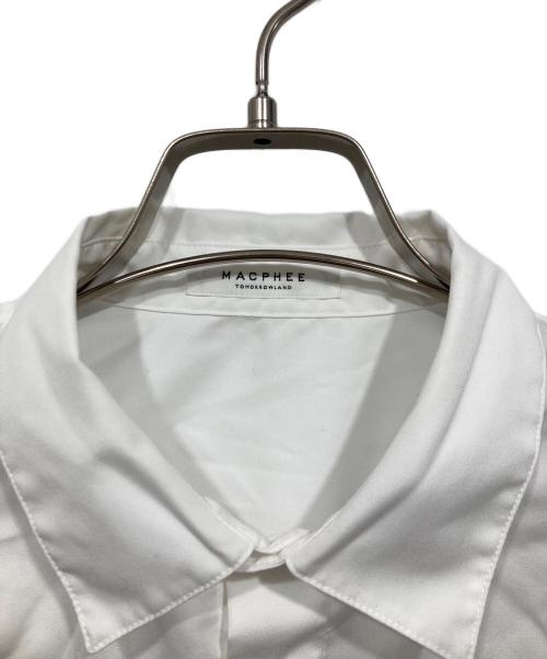 MACPHEE（マカフィー）MACPHEE (マカフィー) イージーケア オーバーサイズドシャツ ホワイト サイズ:36の古着・服飾アイテム