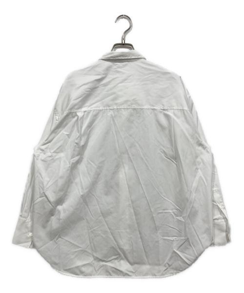 MACPHEE（マカフィー）MACPHEE (マカフィー) イージーケア オーバーサイズドシャツ ホワイト サイズ:36の古着・服飾アイテム