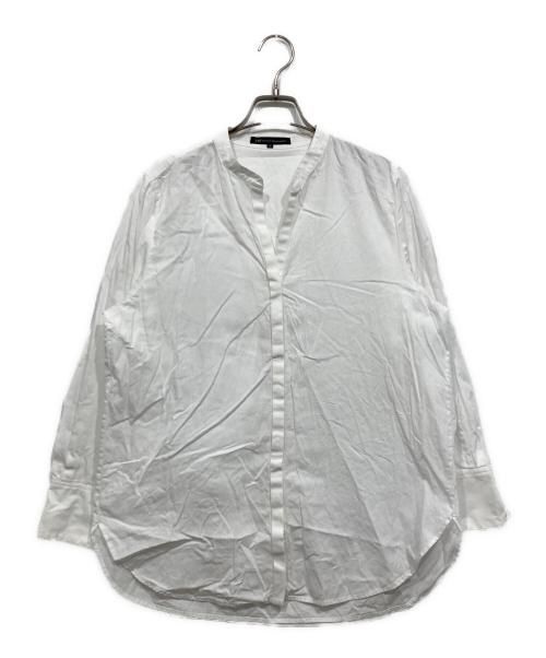 23区（ニジュウサンク）23区 (ニジュウサンク) CANCLINI デザイン シャツ ホワイト サイズ:40の古着・服飾アイテム