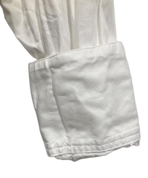 23区（ニジュウサンク）23区 (ニジュウサンク) CANCLINI デザイン シャツ ホワイト サイズ:40の古着・服飾アイテム