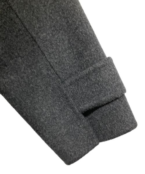 POSTELEGANT（ポステレガント）POSTELEGANT (ポステレガント) WOOL REVER COAT グレー サイズ:38の古着・服飾アイテム