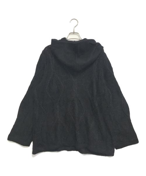 Christian Dior（クリスチャン ディオール）Christian Dior (クリスチャン ディオール) フーデッドニットカーディガン ブラック サイズ:Mの古着・服飾アイテム