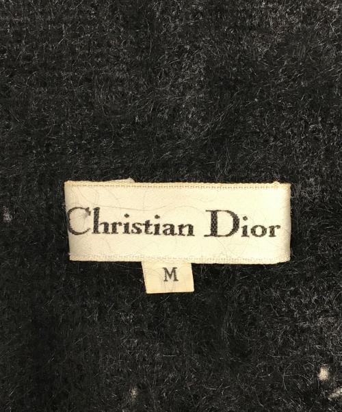 Christian Dior（クリスチャン ディオール）Christian Dior (クリスチャン ディオール) フーデッドニットカーディガン ブラック サイズ:Mの古着・服飾アイテム