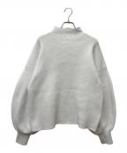 LE PHILル フィル）の古着「スポンディッシュパフスリーブニット」｜ホワイト