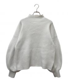 LE PHIL（ル フィル）の古着「スポンディッシュパフスリーブニット」｜ホワイト