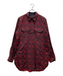 Engineered Garments（エンジニアドガーメンツ）の古着「Bird Shooter Shirt」｜レッド