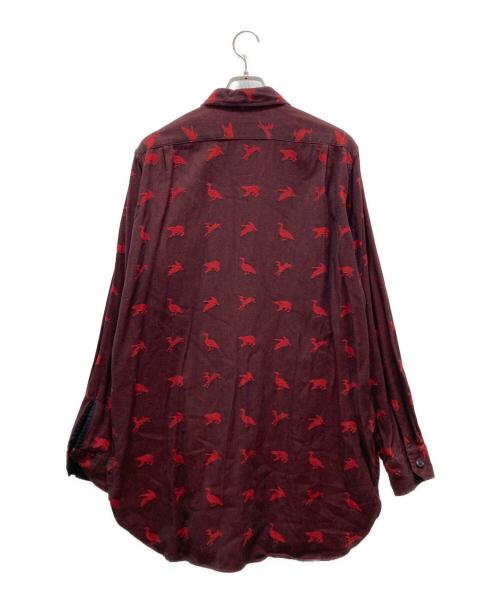 Engineered Garments（エンジニアドガーメンツ）Engineered Garments (エンジニアドガーメンツ) Bird Shooter Shirt レッド サイズ:Mの古着・服飾アイテム