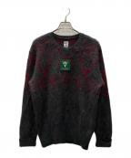South2 West8サウスツー ウエストエイト）の古着「Loose Fit Sweater - Mohair」｜グレー