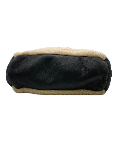 FURLING（ファーリング）FURLING (ファーリング) LAMBSKINトートバッグ/ボア ブラックの古着・服飾アイテム