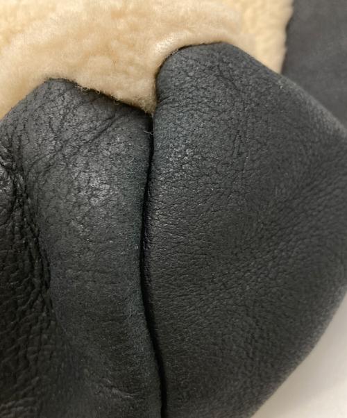 FURLING（ファーリング）FURLING (ファーリング) LAMBSKINトートバッグ/ボア ブラックの古着・服飾アイテム