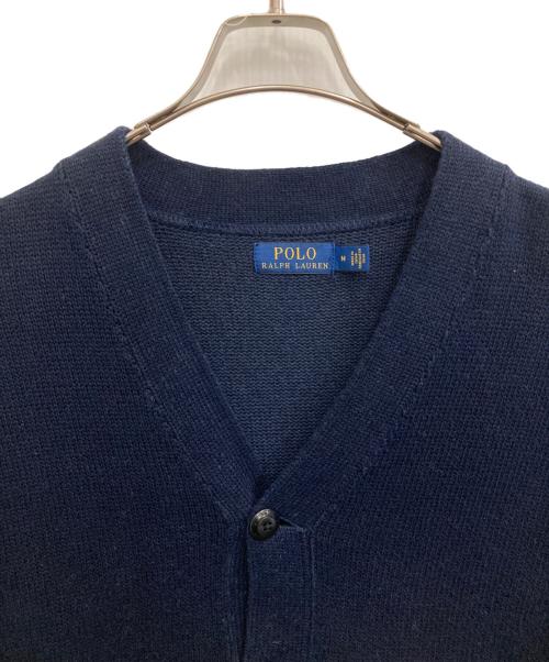 POLO RALPH LAUREN（ポロ・ラルフローレン）POLO RALPH LAUREN (ポロ・ラルフローレン) レタードカーディガン ネイビー サイズ:Mの古着・服飾アイテム