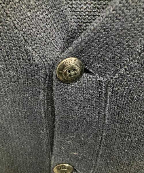 POLO RALPH LAUREN（ポロ・ラルフローレン）POLO RALPH LAUREN (ポロ・ラルフローレン) レタードカーディガン ネイビー サイズ:Mの古着・服飾アイテム