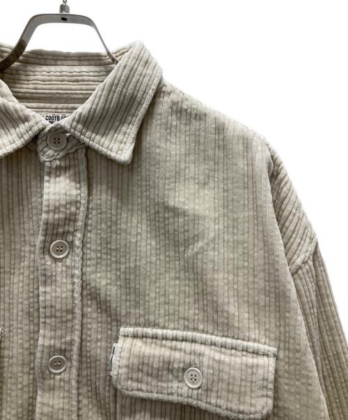 COOTIE PRODUCTIONS（クーティープロダクツ）COOTIE PRODUCTIONS (クーティープロダクツ) コーデュロイシャツ/Random Corduroy CPO Shirt ベージュ サイズ:Lの古着・服飾アイテム
