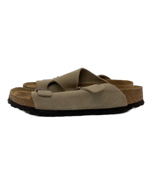 BIRKENSTOCK（ビルケンシュトック）BIRKENSTOCK (ビルケンシュトック) スエードサンダル ベージュ サイズ:24.0cmの古着・服飾アイテム