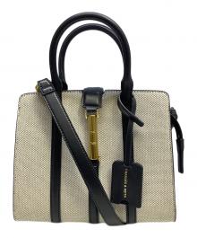 CHARLES & KEITH（チャールズアンドキース）の古着「セシア キャンバスメタリックアクセントトートバッグ」｜ブラック