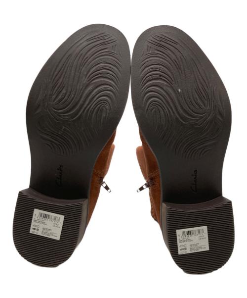 CLARKS（クラークス）CLARKS (クラークス) ショートブーツ ブラウン サイズ:39 1/2の古着・服飾アイテム