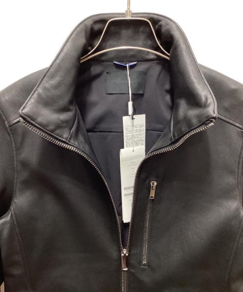Junhashimoto（ジュンハシモト）Junhashimoto (ジュンハシモト) レザージャケット ブラック サイズ:4 未使用品の古着・服飾アイテム