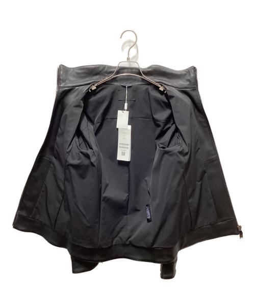 Junhashimoto（ジュンハシモト）Junhashimoto (ジュンハシモト) レザージャケット ブラック サイズ:4 未使用品の古着・服飾アイテム