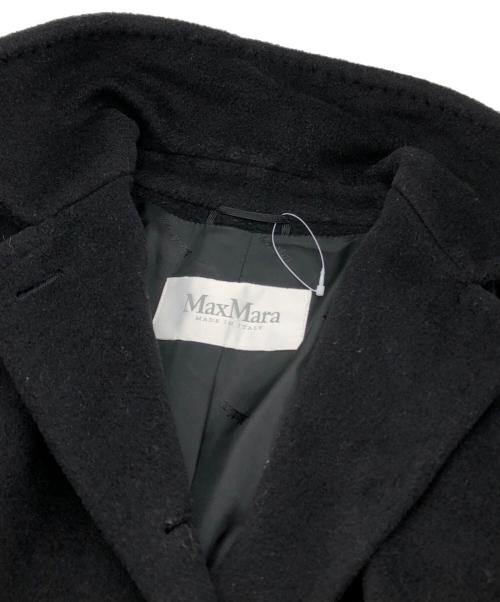 MaxMara（マックスマーラ）MaxMara (マックスマーラ) カシミヤ混ショートコート ブラック サイズ:38の古着・服飾アイテム