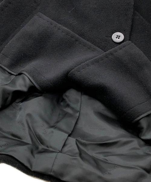 MaxMara（マックスマーラ）MaxMara (マックスマーラ) カシミヤ混ショートコート ブラック サイズ:38の古着・服飾アイテム