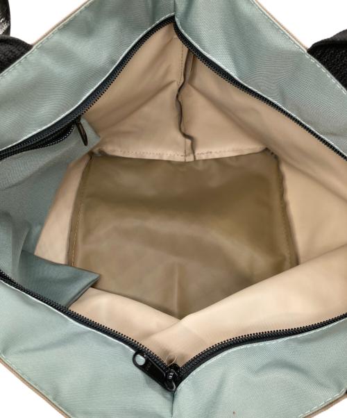 Herve Chapelier（エルベシャプリエ）Herve Chapelier (エルベシャプリエ) 舟形ハンドバッグ ベージュの古着・服飾アイテム