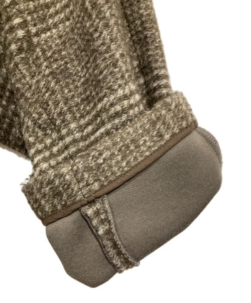 Spick and Span（スピック＆スパン）Spick and Span (スピックアンドスパン) Wスライバーチェックハーフコート ブラウン サイズ:36の古着・服飾アイテム