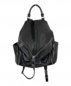 DIESELディーゼル）の古着「レザーリュック」｜ブラック