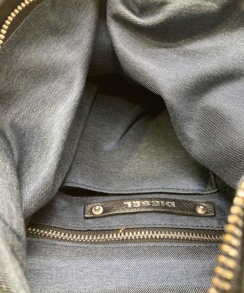 DIESEL（ディーゼル）DIESEL (ディーゼル) レザーリュック ブラックの古着・服飾アイテム