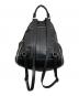 DIESEL (ディーゼル) レザーリュック ブラック：7000円