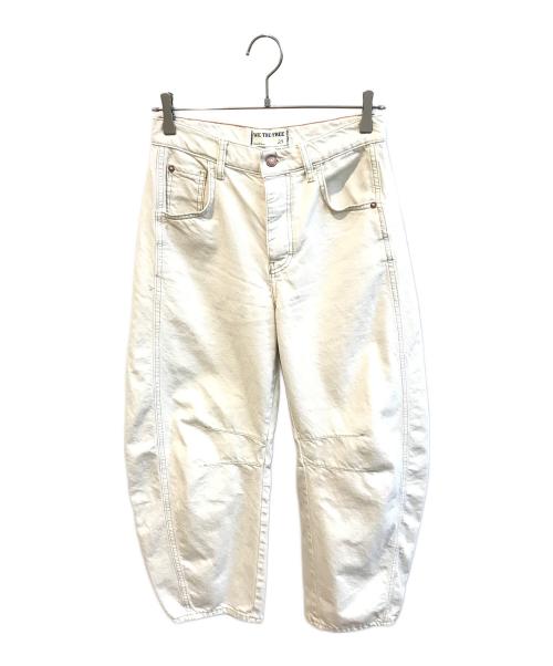 WE THE FREE（ウィーザフリー）WE THE FREE (ウィーザフリー) GOOD LUCK ミッドライズバレル ミルク サイズ:25の古着・服飾アイテム