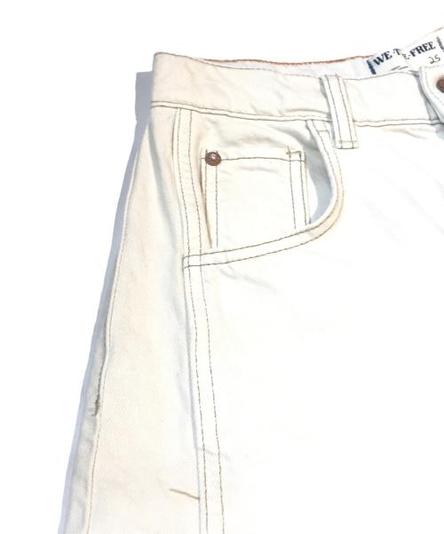 WE THE FREE（ウィーザフリー）WE THE FREE (ウィーザフリー) GOOD LUCK ミッドライズバレル ミルク サイズ:25の古着・服飾アイテム